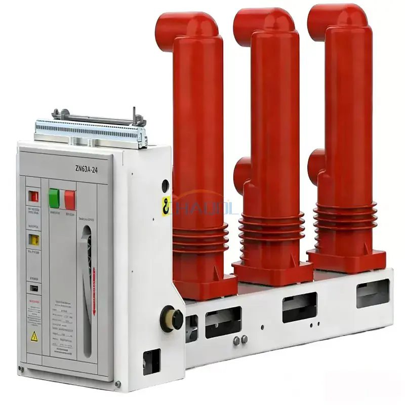 Como um disjuntor a vácuo montado lateralmente de 24kV melhora a segurança da energia de média tensão?